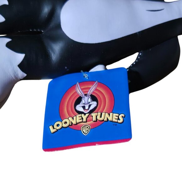Vintage 1997 Looney Tunes Sylvester Cat Vinyl Plush 8" Window Suction Cup Toy - Picture 3 of 7